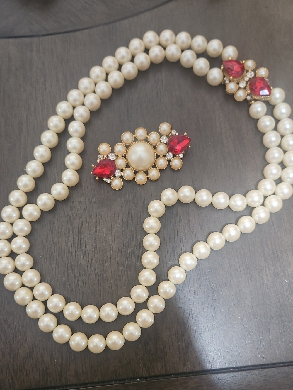 Vintage Richeliou Brooch & Necklace Set